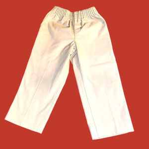 CLEAN crisp look - toddler  khakis for play wear or casual dress up.